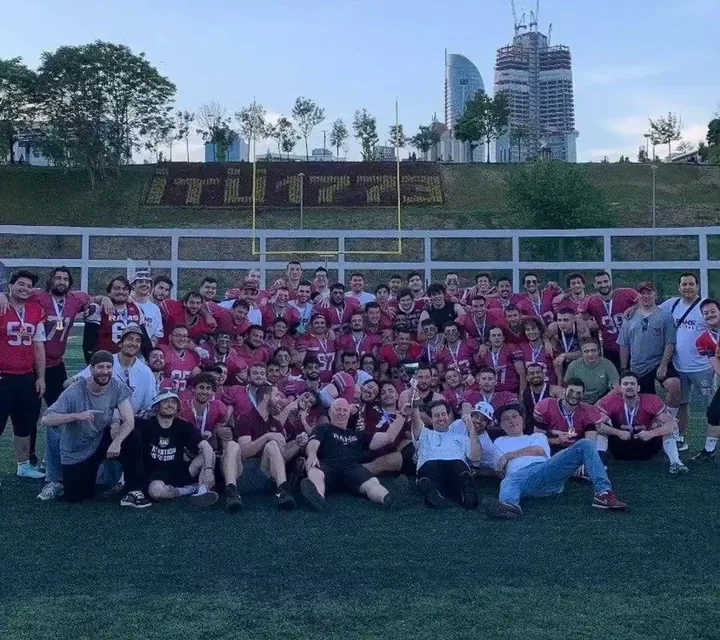 Koç Rams — 2023–24 championship team photo at İTÜ