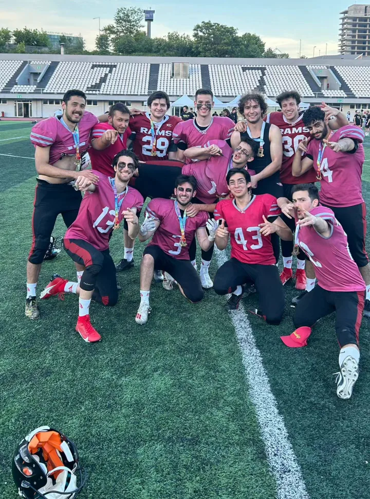 Koç Rams championship celebration